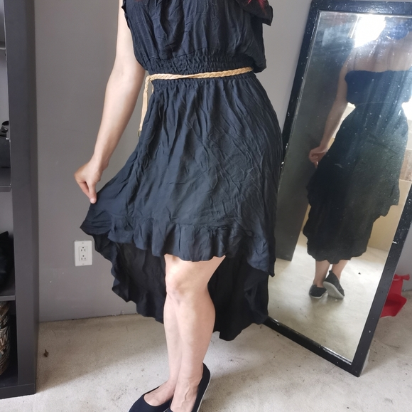 Ladies S Belted Summer Dress - Picture 3 of 3